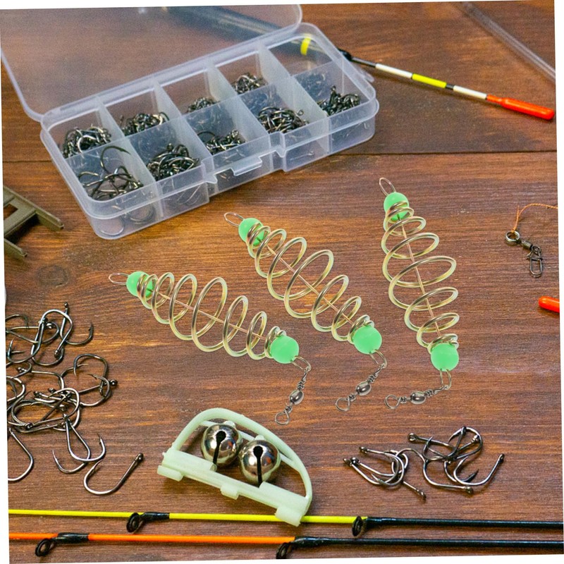 SUPVOX 36 PCS Luminous Fishing Bait Trap Cage Carbon Steel