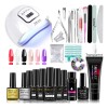 Kit Gel Extensión Construcción Poligel Reparación Uñas Rotas