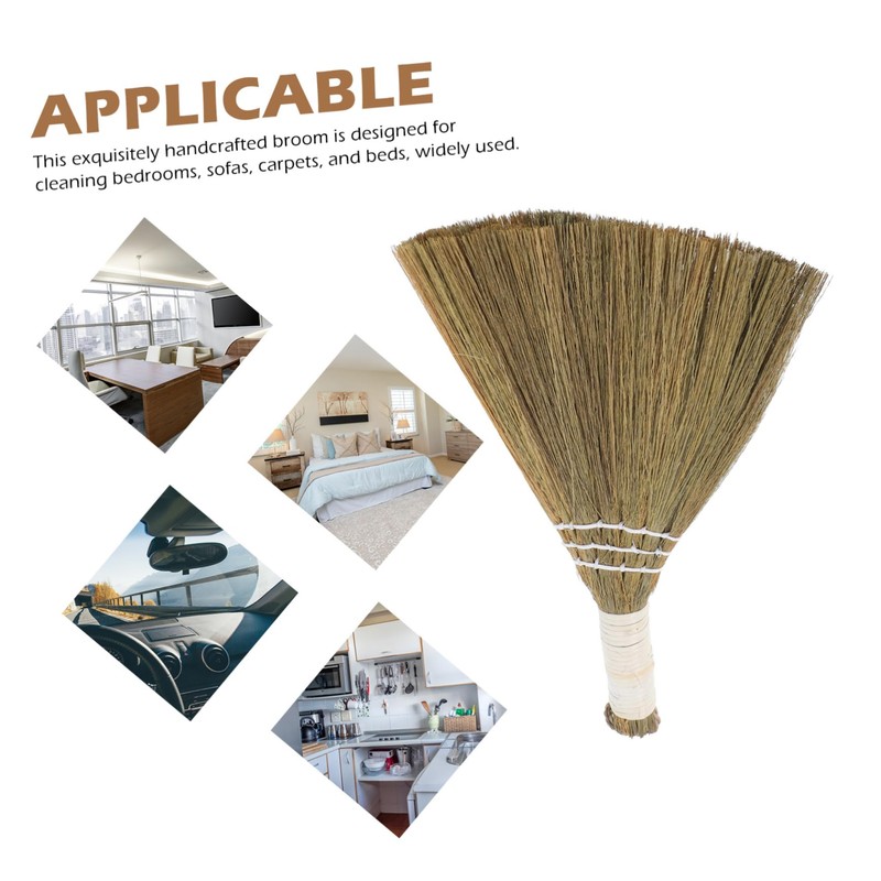 ULTECHNOVO Small Handheld Whisk Broom for Indoor Cleaning Lightweight Ergonomic