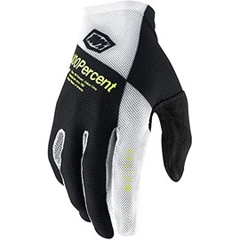 100% Celium Gloves Black/White Glove Size L 2021 Cycling Gloves