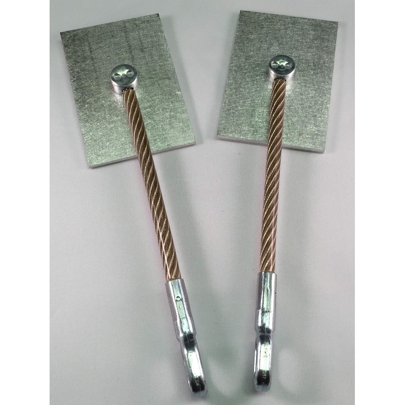 Stainless Steel Refrigerator Door Lock Kit - NO Padlock