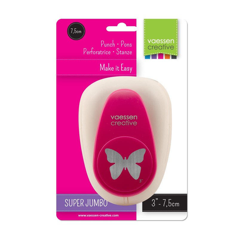 Vaessen Creative Butterfly Motif Punch 5.1 x 6.7 cm Punch
