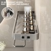 VOLPONE Stainless Steel Wall Mounted Bathroom Shelves - 2-Tier Floating