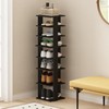 Furinno Compact 8-Tier Vertical Space Saving Free Standing Shoe Tower,