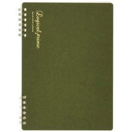 Nakabayashi 65810 Logical Prime Notebook, W-Ring Notebook, A5, A Ruled