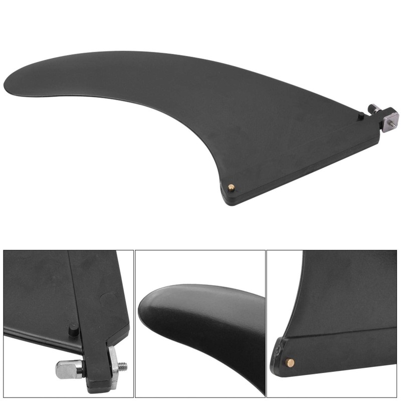 Detachable Inflatable Surfboard Fins, 8in Center Fin Longboard & SUP
