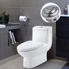 Dual Flush Toilet Kit Plastic Adjustable Top Push Button Toilet