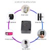 SazkJere 6 Sets DC12V 9-15V Black Electronic Mini Piezo Alarm