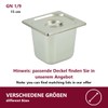 HOOZ GN Container 1/9 Stainless Steel, 150 mm Height, Food