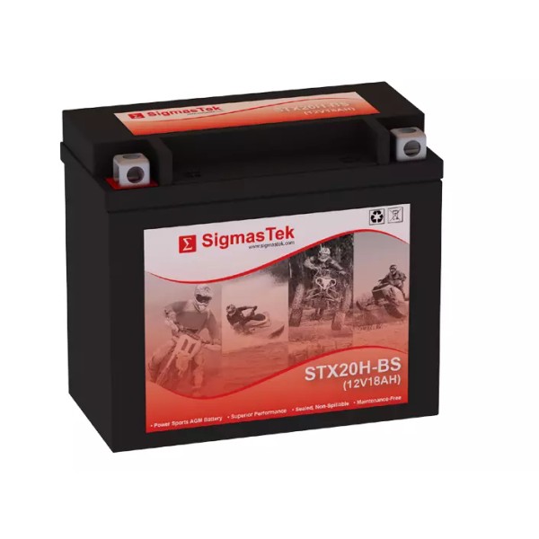 SigmasTek STX20H-BS Battery Replacement for Arctic Cat TRV, Mudpro, LTD,