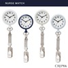 Clefer NB-AL379-BL Women's Pocket Watch, Nurse Watch, Analog Hook Chain,