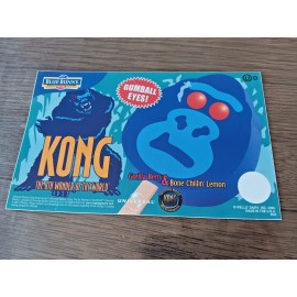 Blue Bunny 2006 Blue Bunny King Kone Gorilla Face Bar Ice Cream Truck Sticker Decal 8"x5"