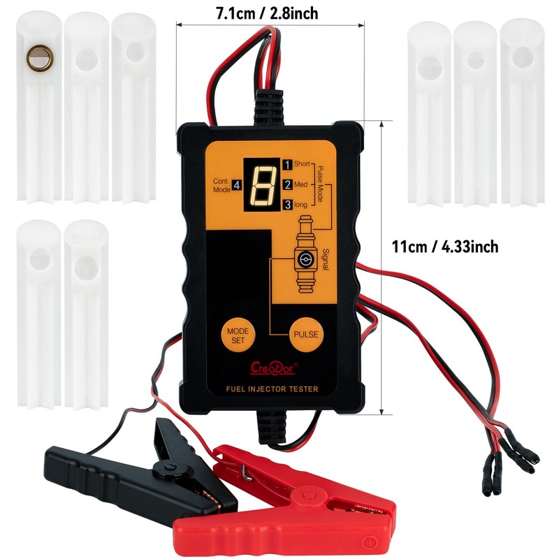Creator Fuel Injector Testing and Cleaning Tool Kit, 8 Pulse