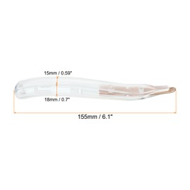 PATIKIL Staple Remover, 3 Pack Magnetic Staple Puller Desktop Removal Tool Cutting Tool for Office Home, Clear