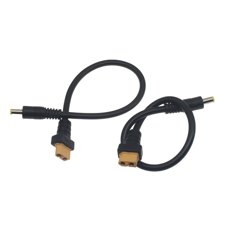 GWYAN 2 Pcs DC5521 Male to XT60 Female Cable for