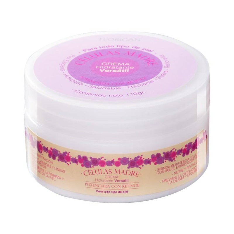 FLORIGAN Crema Hidratante Versátil CÉLULAS MADRE 110grs. FLORIGAN