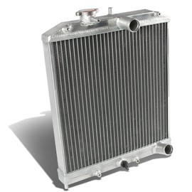 DNA Motoring RA-HC92-42-2 Compatible with Honda D15/16/B18 1.5L/1.6L/1.8L I4 MT 2-Row Dual/Double Core T-6061 Aluminum Radiator