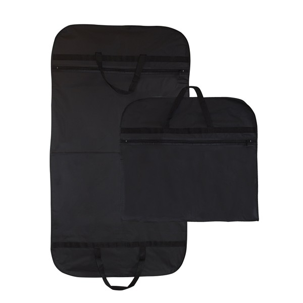 Hoesh UK - Black 44" Waterproof Mens Suit Garment Protection Carrier - clothes bags, suit bag for men, travel garment bags, suit covers, moth proof garment bags, suit carriers for men for travel