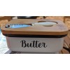 LANDNEOO Butter Dish with Lid and Butter Curler Knife for