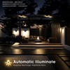 Mofkirg 4 Pack Solar Light Outdoor, Waterproof, 2025 Model, 3000K
