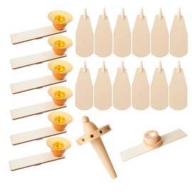 USA SUPREME 21 pc Full Repair Parts and Replacement Kit for German Christmas Pyramid Carousels and Christmas Windmill-12 Fans, 6 Candle Holders, Fan Blades Holder and Nub.