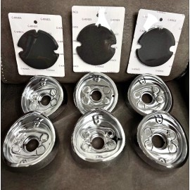 KKAUTOPARTS 1962 Chevelle Chevy Impala Complete Tail Light Lamp Backup Bases 6 Piece Set