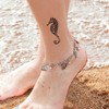 12 Sheets Temporary Tattoos for Men and Adults, Maori Stingray,