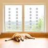 Pack of 144 Anti-Collision Prism Window Stickers for Bird Strikes,