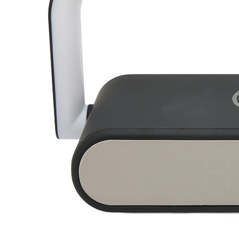 Wireless Charging Alarm Clock Two Levels Adjustment Night Light Multifunction