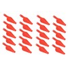 WOONEKY 8mm Plastic Arrow Tails 20 Pcs Integrated Tails Enhance