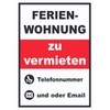 HB-Druck Holiday apartment for rented vertical A3 (297 x 420