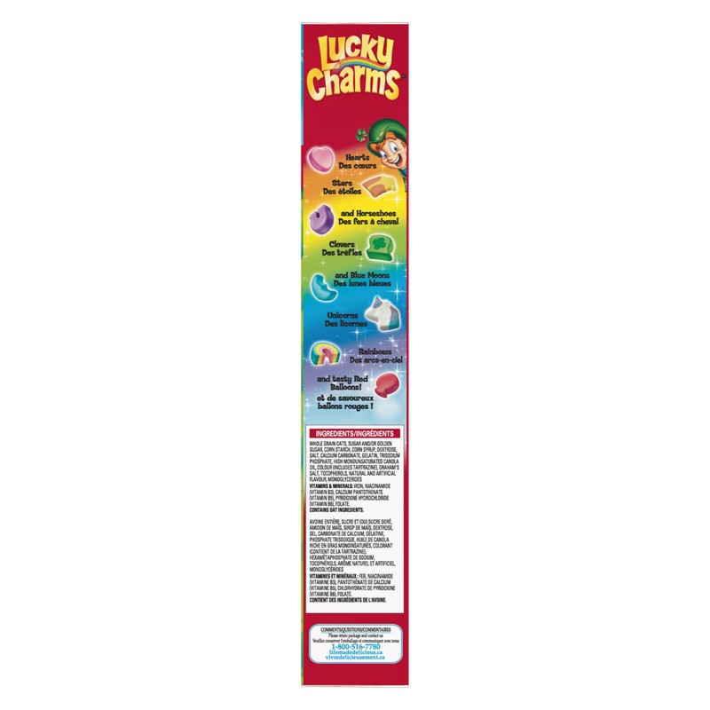 LUCKY CHARMS Cereal, 300g/10.6 oz, Imported from Canada}