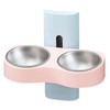 Removable Dog Bowls,Removable Double Feeding Bowls | Multipurpose Pet Feeding