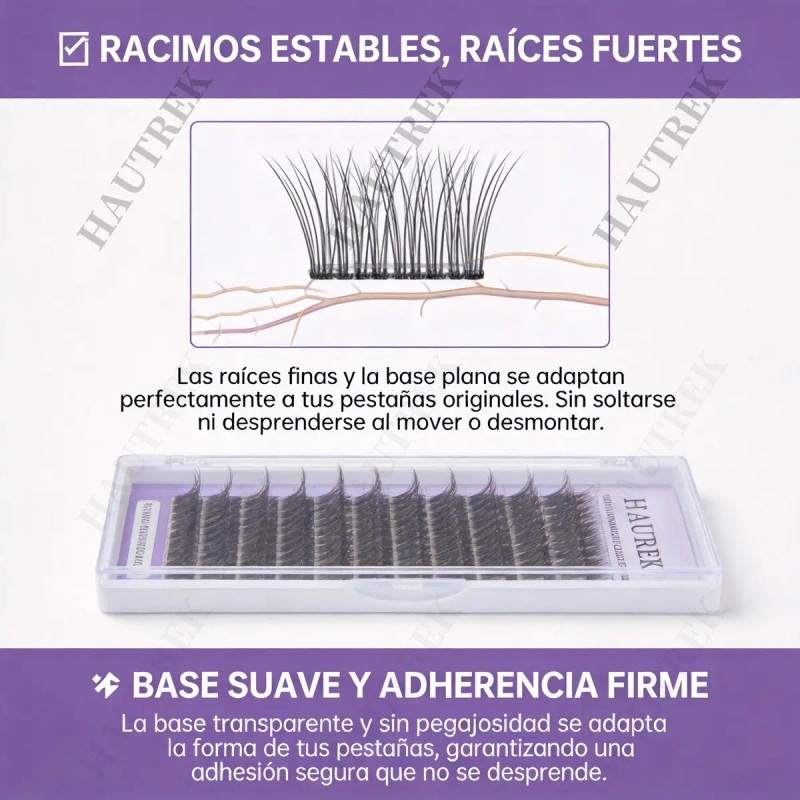 Blister Extensiones De Pestañas Mink 5d W Shape Mink Yy
