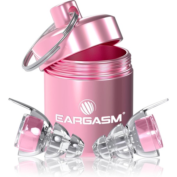 High Fidelity Earplugs with Pink Filters - Reusable Noise Reduction