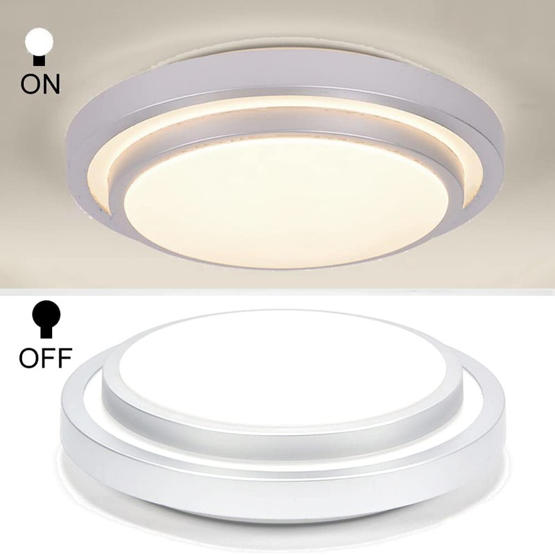 ZHMA 12W Flush Mount Ceiling Light,960LM,20 * 20 * 8cm,LED