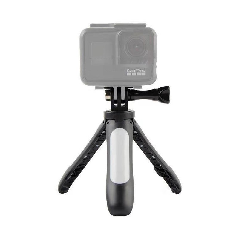 Mini Tripod Selfie Stick Metal Adapter Sports Camera Holder Cellphone