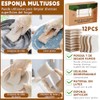 12PCS Esponja para Trastes Naturales, Esponja Trastes EcolóGicas, Esponjas para