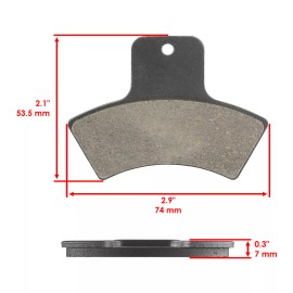 Celox Rear Brake Pads for Polaris Xplorer 250 4X4 2000 01 02 03 / Xplorer 380 2000 01