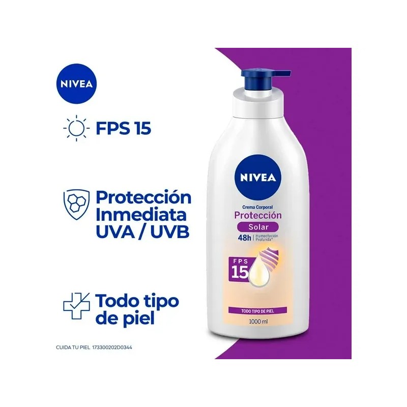 Crema Corporal Fps15 Proteccion Solar Nivea Neutra