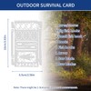 SooGree Survival Cards, Multitool Camping Tool EDC Kit for Outdoor