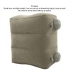 Inflatable Foot Rest Promote Blood Circulation Relieve Fatigue PVC Flocking