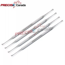 Precise Canada 4 Pcs Dental Tartar Calculus Remover Tooth Scraper Teeth Oral Care Instruments