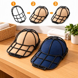 Baseball Cap Washer Frame for Laundry Care – Reusable Hat Shape Protector for Machine Washing, Air Drying and Everyday Cap Maintenance