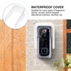 EXCEART Waterproof Doorbell Cover Push Button Cover Outside Doorbell Rainproof