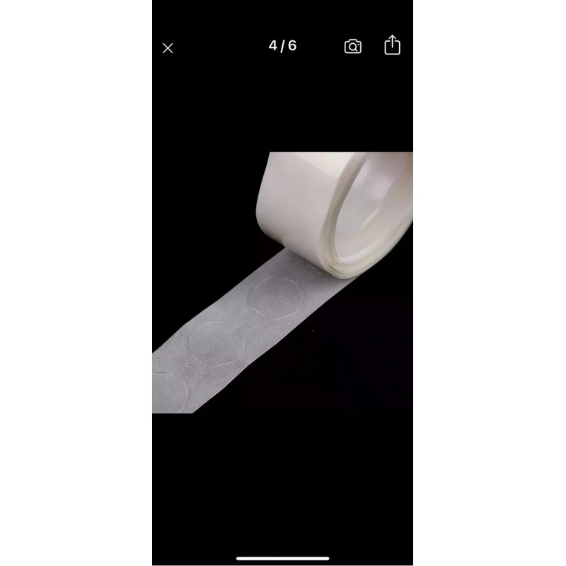 La Brujita Wax 1 Rollo De 100 Pegantinas Para Velas.