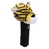 Golf Club Head Cover Plush Nylon Cute Tiger Head Protective