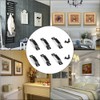 TIMESETL 100Pcs Wall Hanging Hooks Picture Hanging Hardware Teeth Hanger