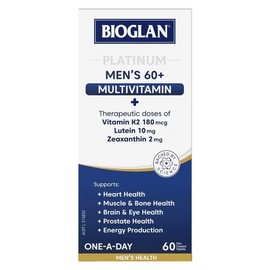 Bioglan Platinum Men's 60 + Multivitamin 60 Tablets