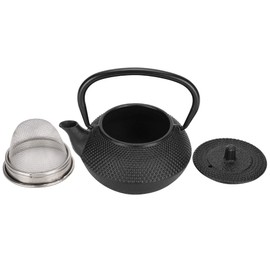 Cast Iron Teapot Tea Kettle, 0.3L Home Use Iron Kettle with Strainer Modeled on Japanese Tea Boiler for Tea Art Hospitality Gifts(Note: Iron rusts)